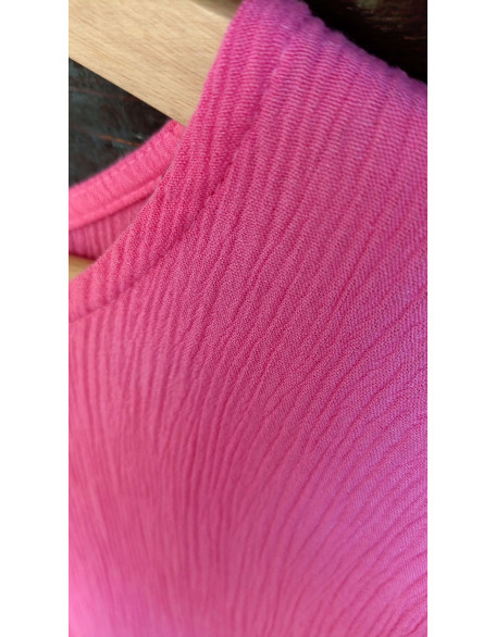 Allonisos oversized top (Bubblegum)