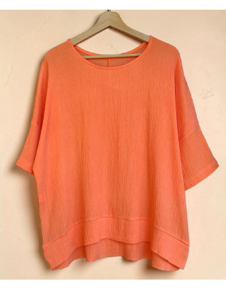 Allonisos oversized top (apricot)