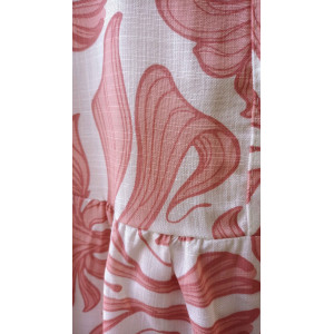 Candy pink floral dress