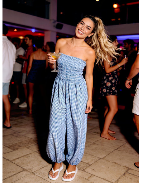 Amsterdam Romance oversized jumpsuit (blue)