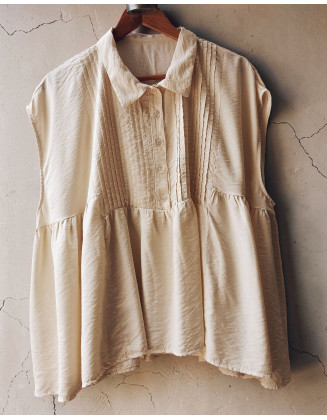 Aurellia oversized top (creme)