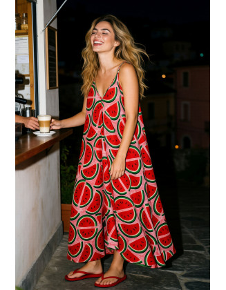 A juicy watermellon dress