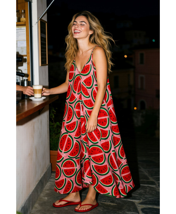 A juicy watermellon dress