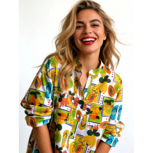 Mango in Brasil dress