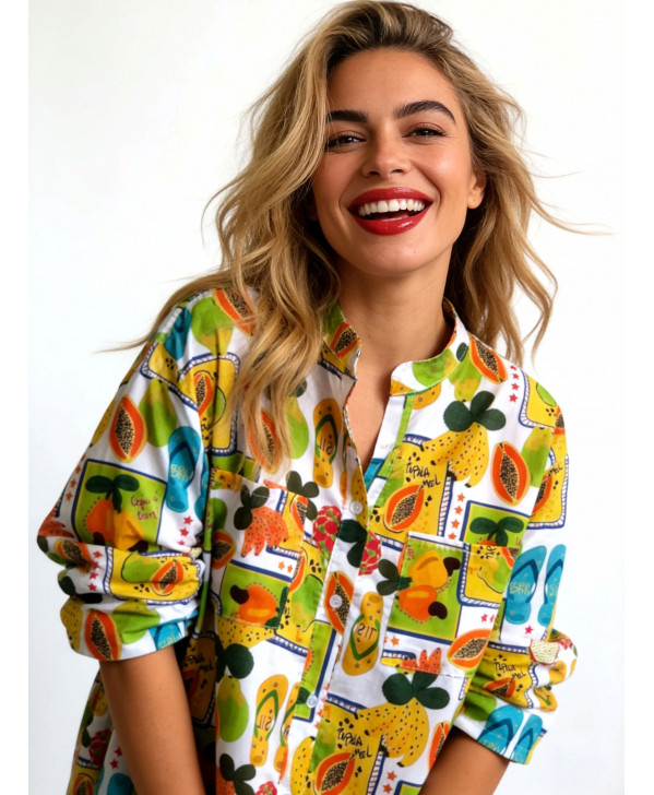 Mango in Brasil dress