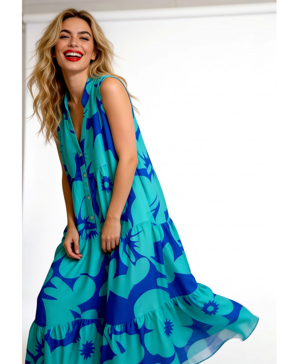 Canada memories dress (Turquoise)