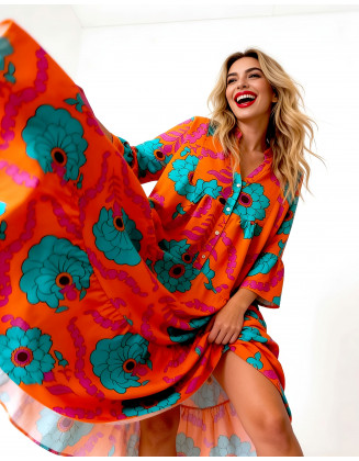 Balo de la vita dress (spicy orange)