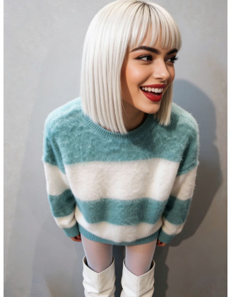 Cloud oversized sweater (lake blue)