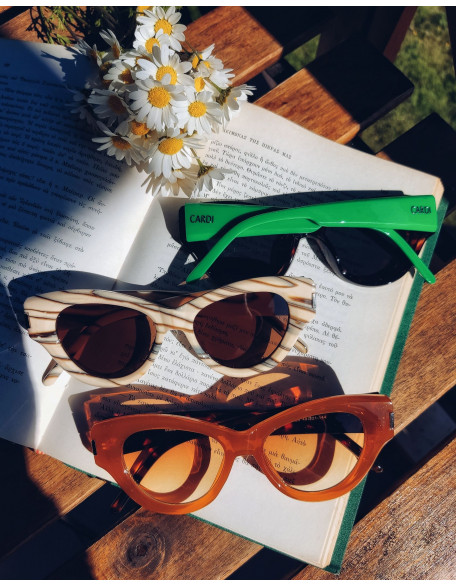 Evora by Cardi eyewear (caramel tartarouga)