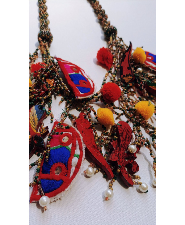 Handmade Boho necklace .3