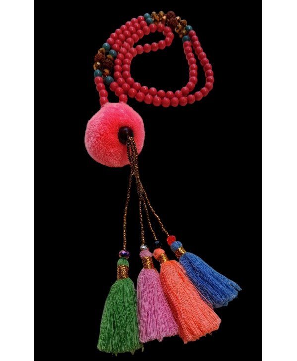 Handmade Boho necklace .4