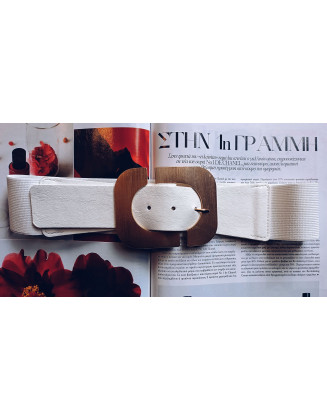 White Sade belt