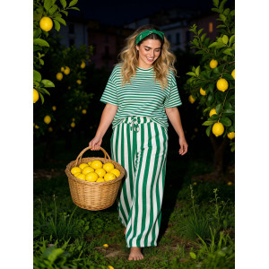 Bretagne striped set (Gucci Green)