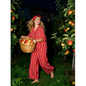 Avignon Au Printemps striped set