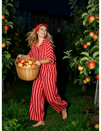 Avignon Au Printemps striped set