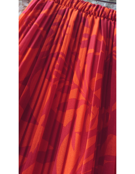 Sunset plisse trousers