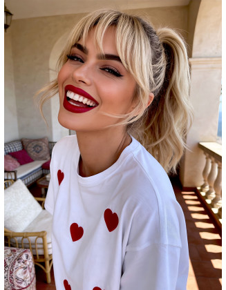 Hearts sumpreme T-shirt (white)