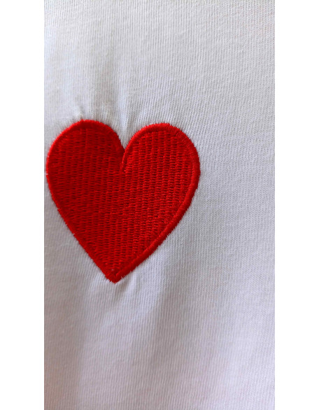 Hearts sumpreme T-shirt (white)