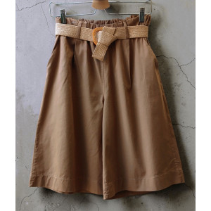 Coco bermuda trousers (sand beige)