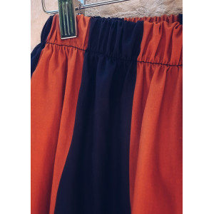 Cinnamon spice blue trousers