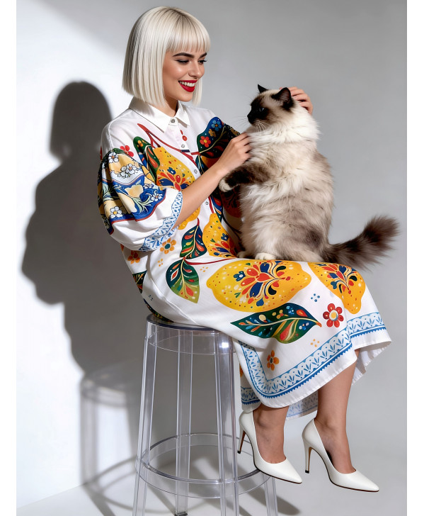 Dulce lemon dress