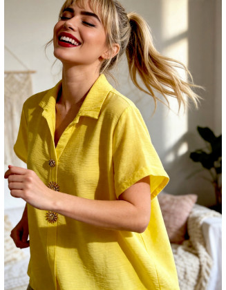 Nefeli shirt (lemon yellow)