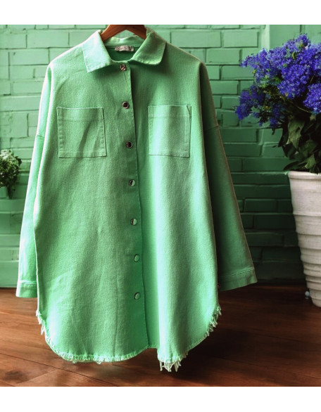 Milena oversized jacket (pistachio)