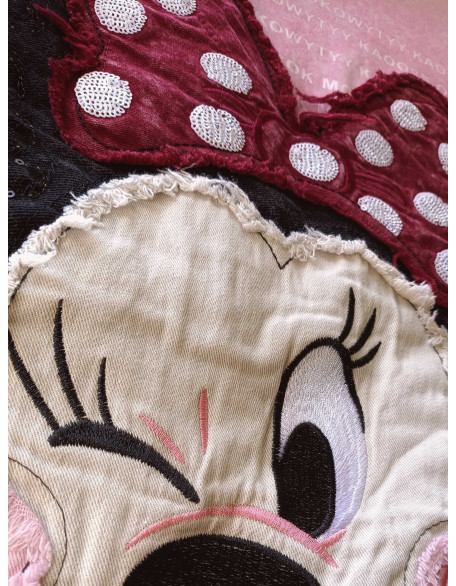 Lady mouse oversized T-shirt (pink)